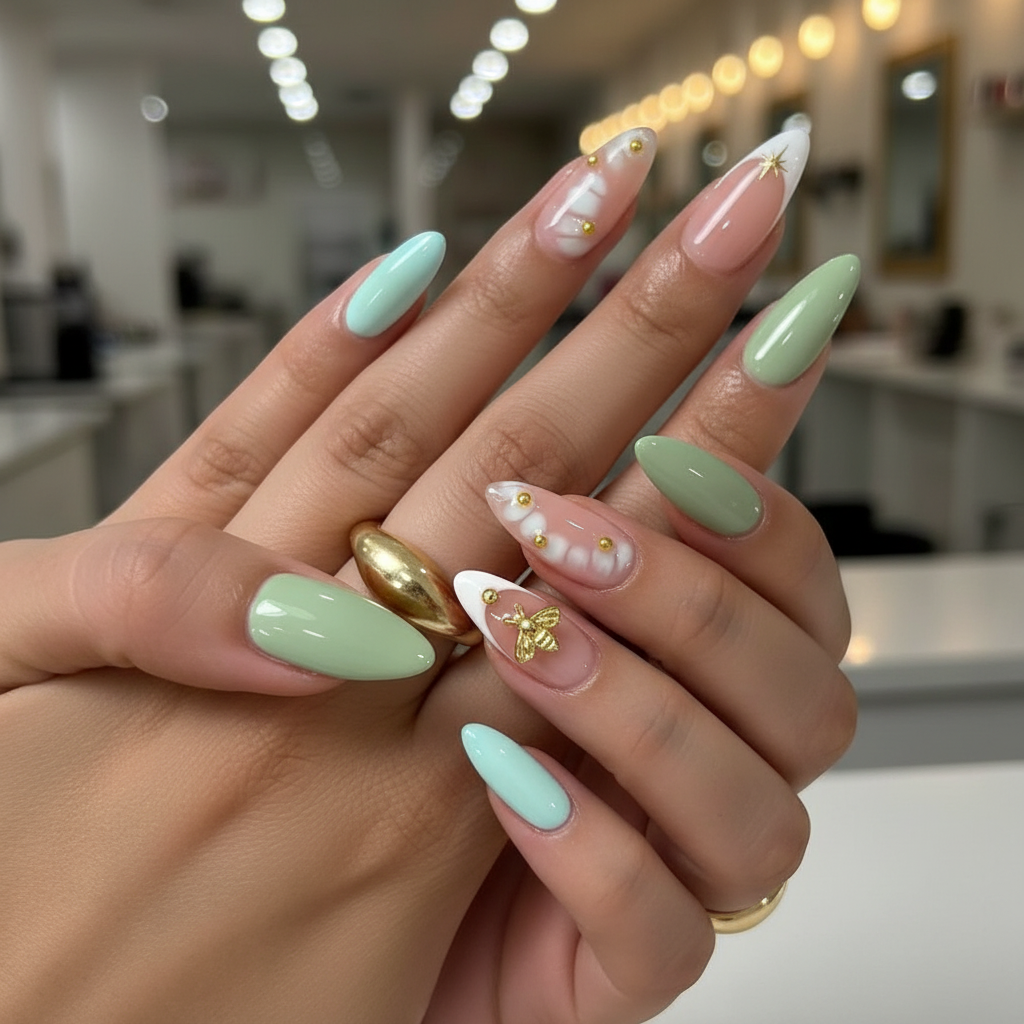 Spring Meadow Nails