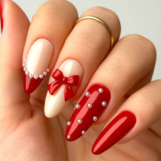 Ruby Bow Elegance